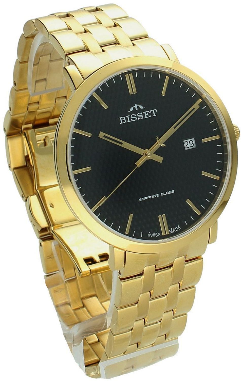 Bisset BSDE86 to elegancki zegarek męski, który łączy w sobie klasykę i nowoczesność. Jego sercem jest szwajcarski mechanizm kwarcowy RONDA SWISS,1.jpg